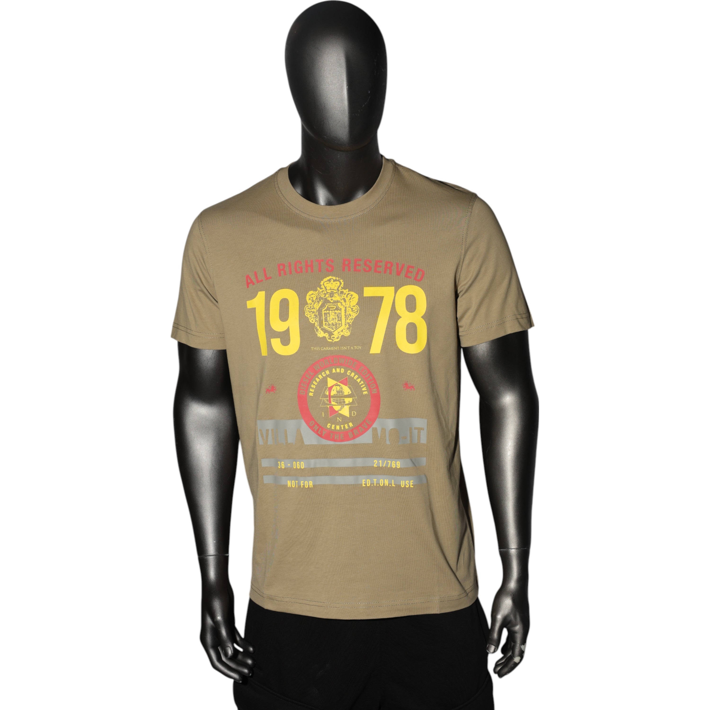 Diesel T-Shirt Diegor K73 Cement